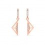 Rose Gold Akira Drop Earrings