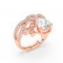 Rose Gold Zircon Crowning Glory Ring