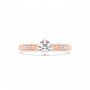 Rose Gold Classic Solitaire Ring