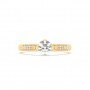 Gold Classic Solitaire Ring