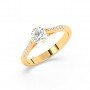 Gold Classic Solitaire Ring