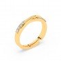 Gold Plain Sterling Couple Ring