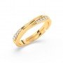 Gold Plain Sterling Couple Ring