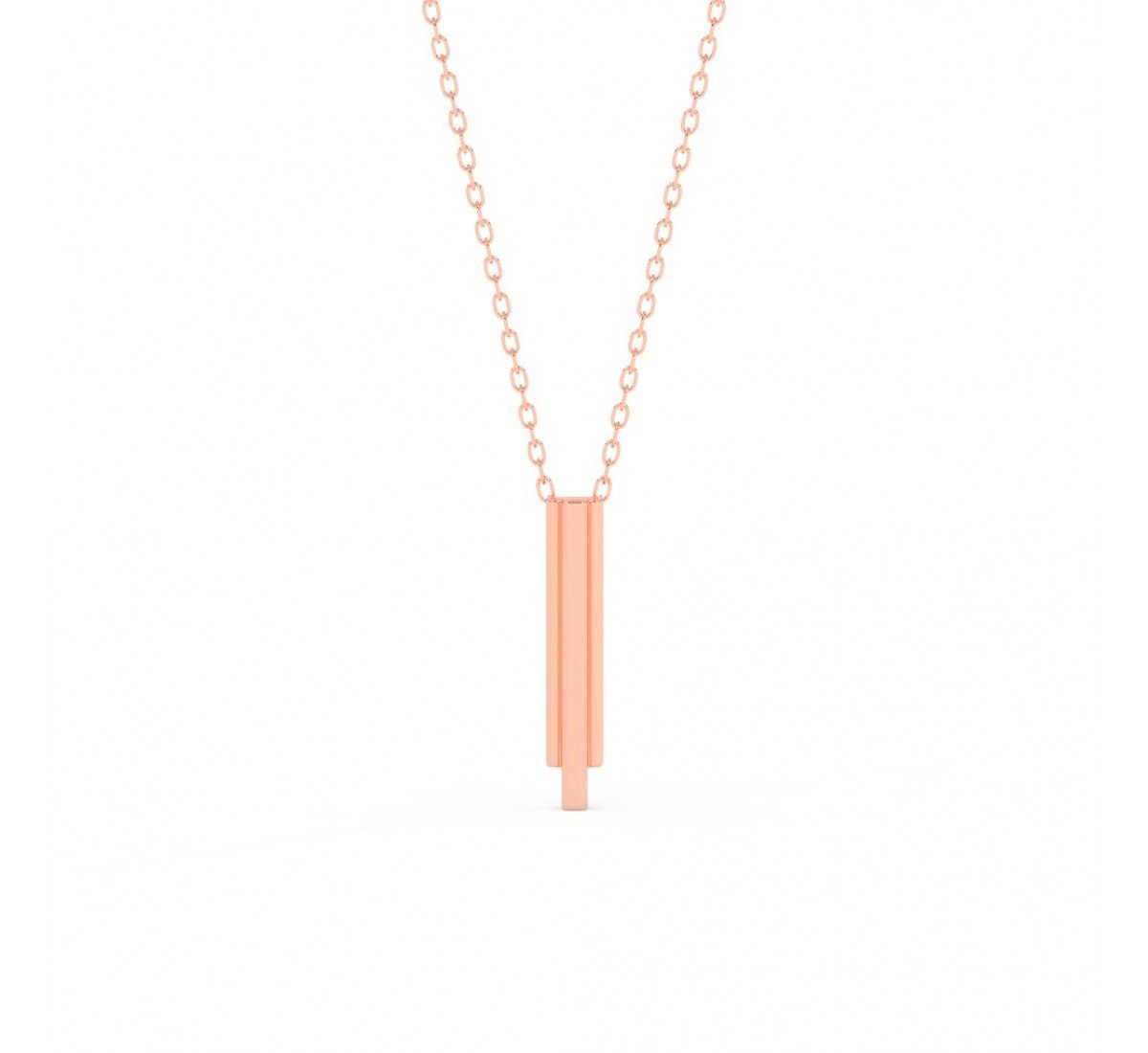 Rose Gold Monolith Pendent