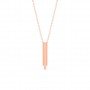 Rose Gold Monolith Pendent