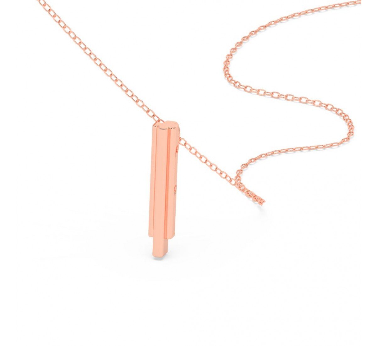 Rose Gold Monolith Pendent