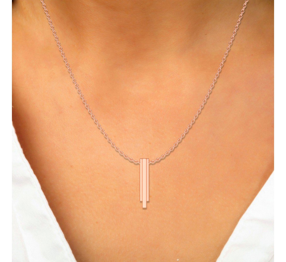 Rose Gold Monolith Pendent