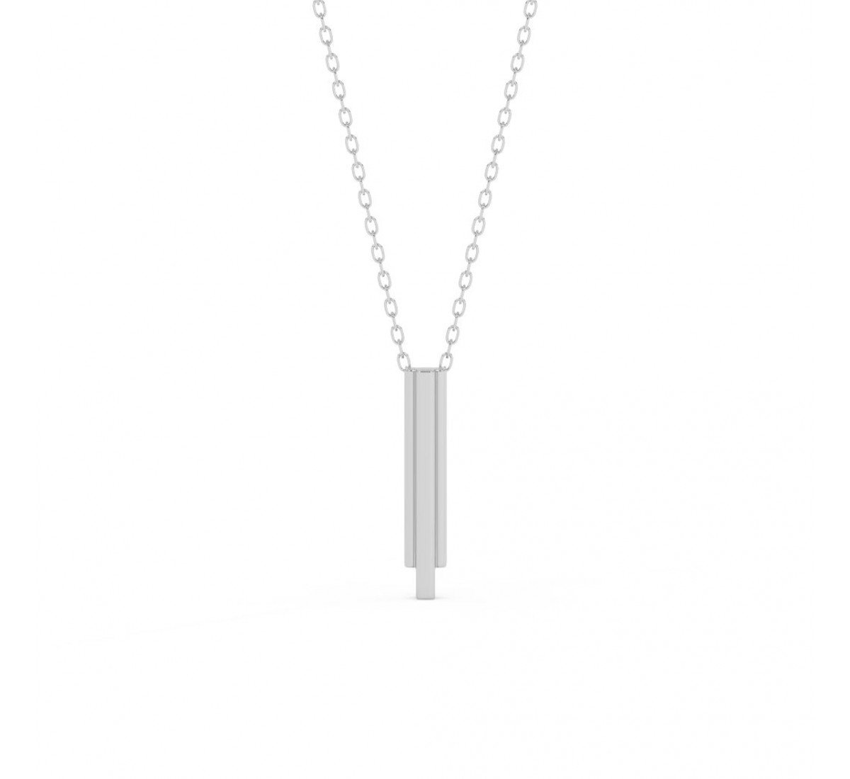 Silver Monolith Pendent