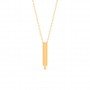 Gold Monolith Pendent