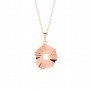 Rose Gold Styles Heptagon Pendent