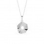 Silver Styles Heptagon Pendent