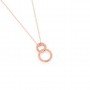 Rose Gold Infinity Circles Rose Gold Plated