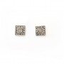 Silver Oxidised Elvia Window Studs