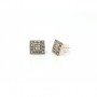 Silver Oxidised Elvia Window Studs