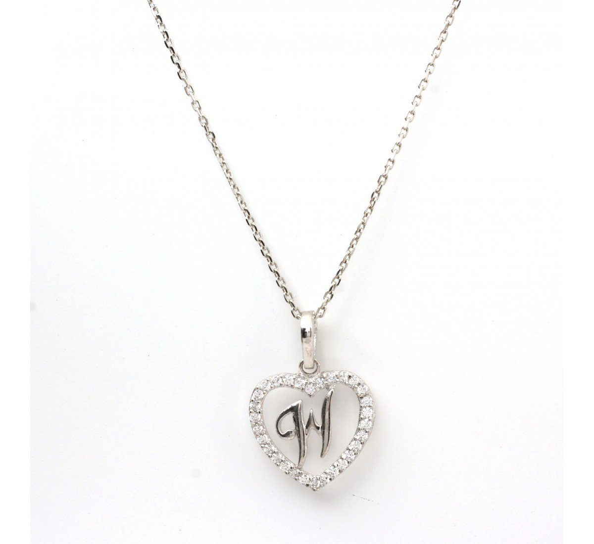 Silver Alphabet H Pendent