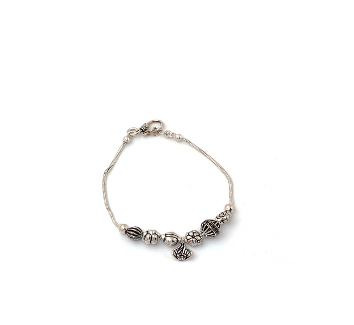 Oxidised Silver Voylla Bracelet