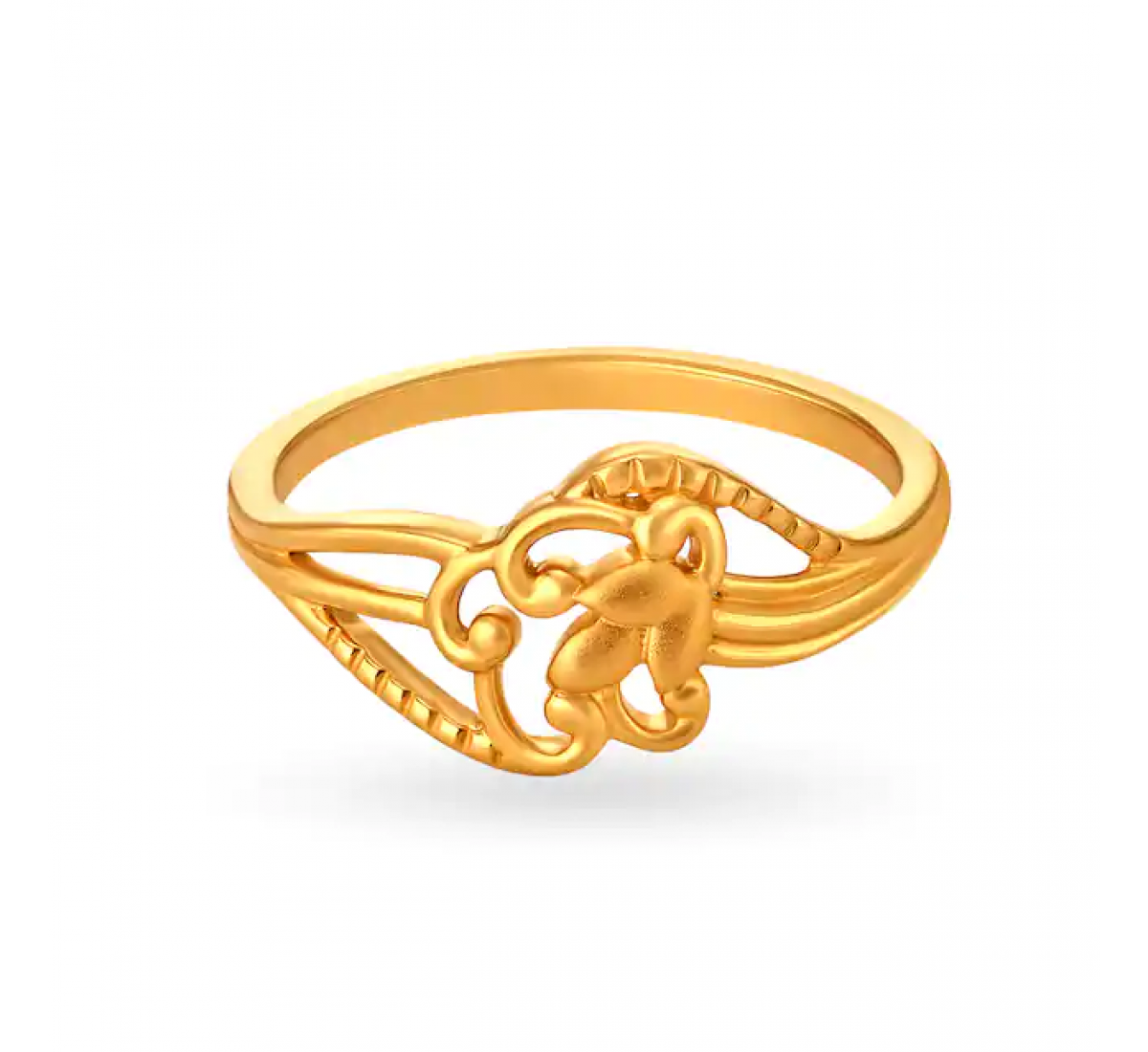 Charming Gold Floral Ring