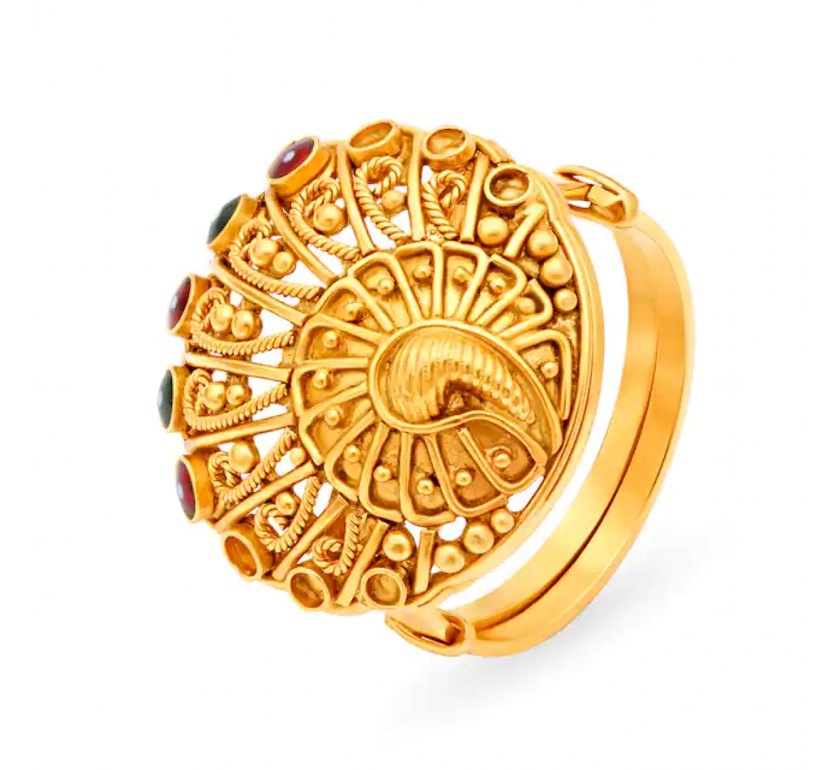 Palatial Cocktail Gold Ring