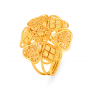Enchanting Floral Gold Ring