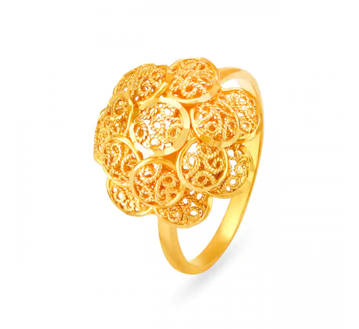 Unique Pattern Gold Ring