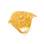 Floral Filigree Gold Ring