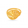 Modern Filigree Gold Ring