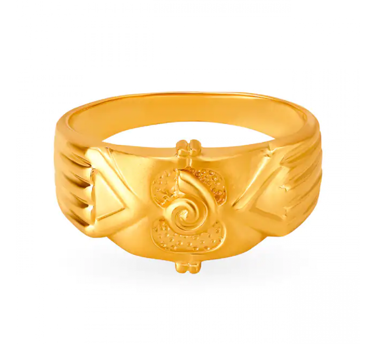 Regal Gold Spiral Ring