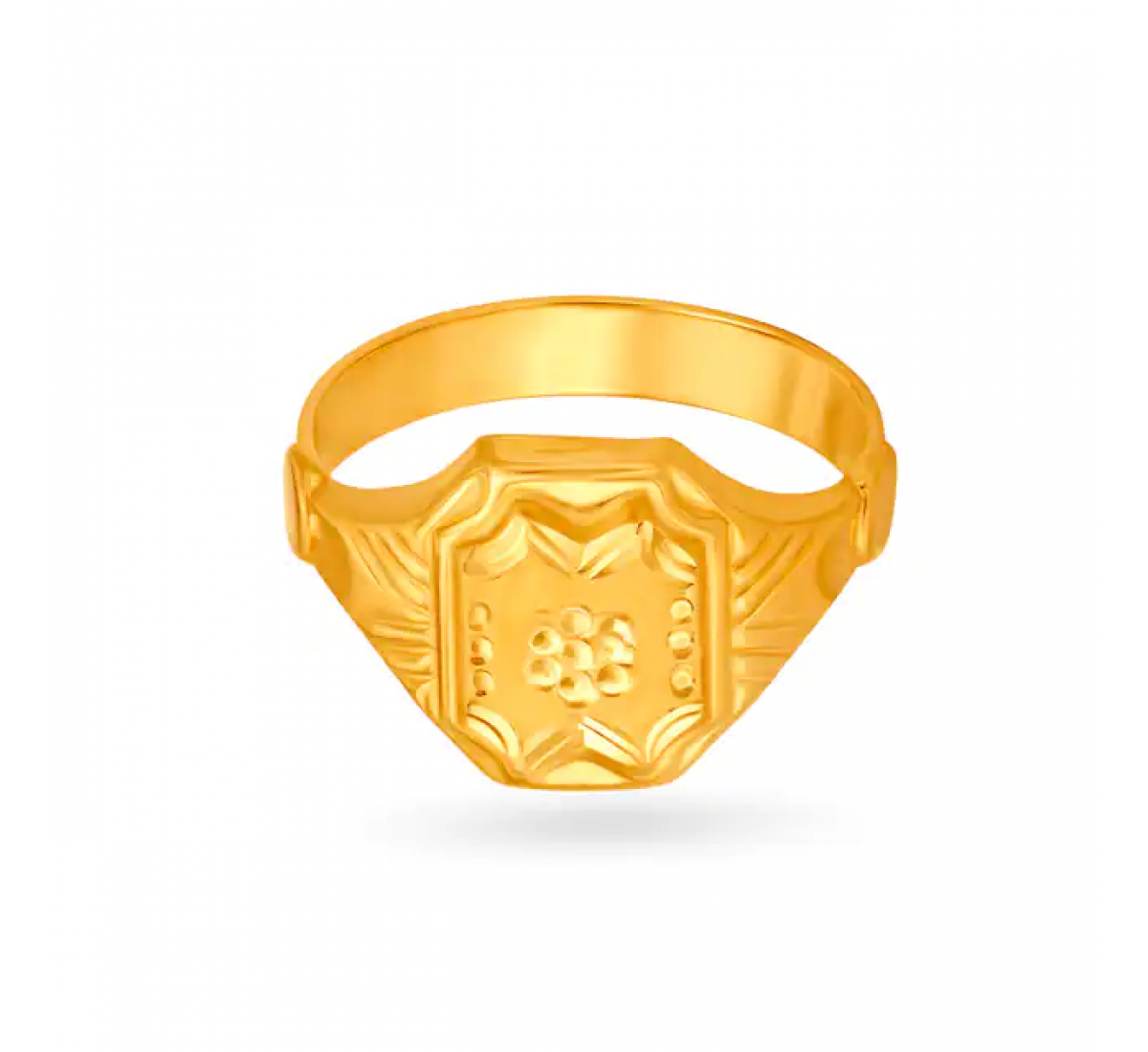 Graceful Radiant Gold Ring