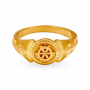 Nolan Ship Wheel Gold Ring