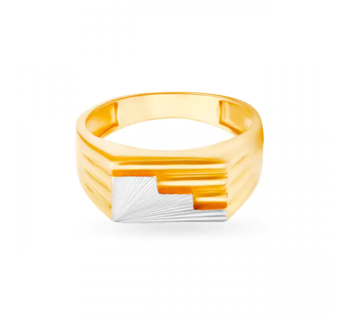 Spinel Gold Geometric Ring