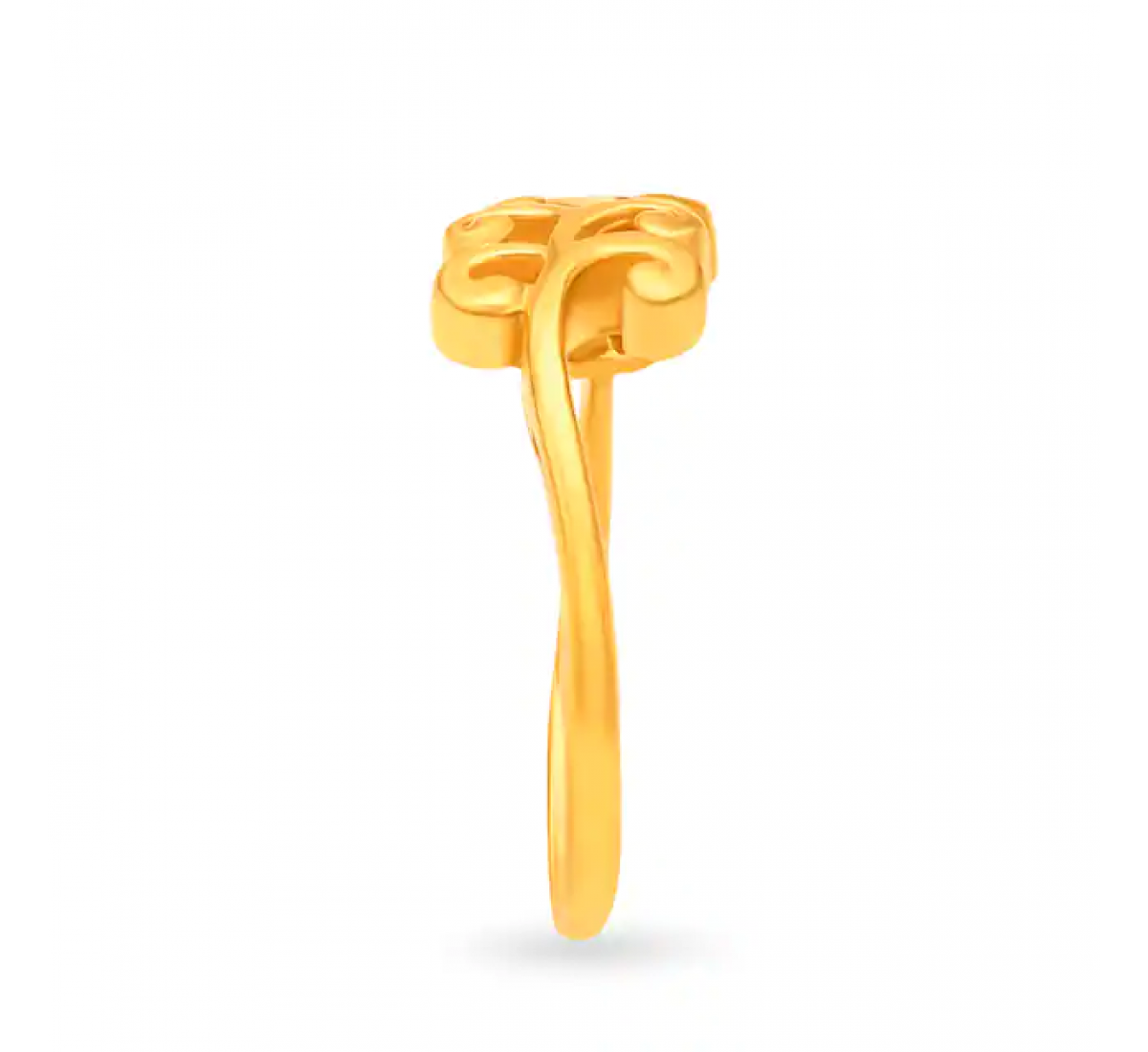 Sublime Carved Gold Ring