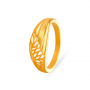 Debonair Carved Gold Ring