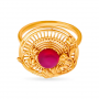 Regal Gold Floral Ring