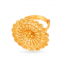 Showstopper Gold Floral Ring