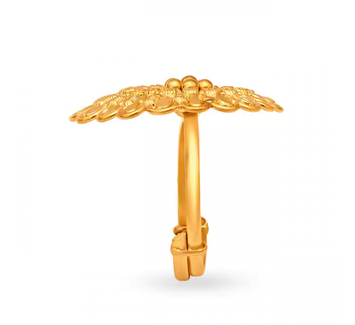 Showstopper Gold Floral Ring