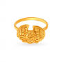 Majestic Mesh Gold Ring