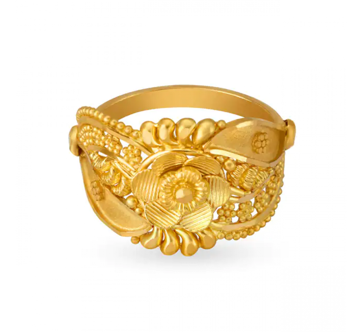 Essential Floral Gold Ring