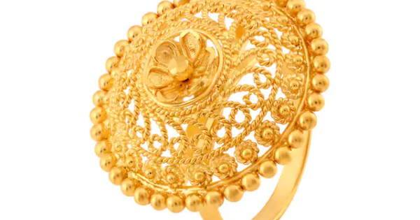 Amazon.com: Roy Rose Jewelry Gold Coin Ring Mounting - Ladies Scrollwork  Band with Beaded Circle Bezel Design - 14K Yellow Gold - for US 1/10th  American Eagle Coin - Ring Sizes 5.25: