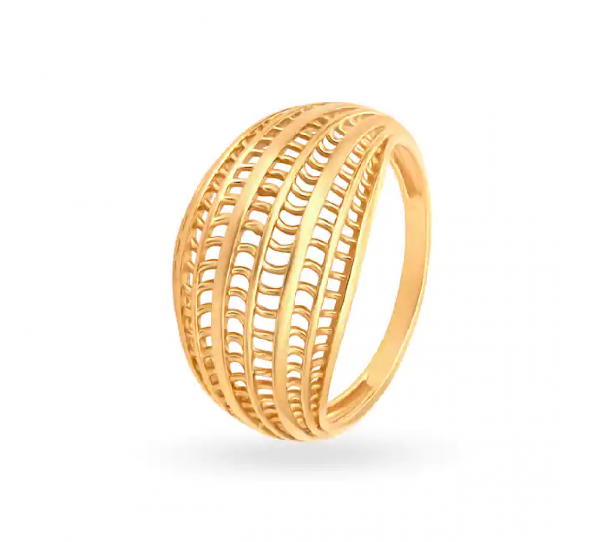Stately Elegant Gold Ring