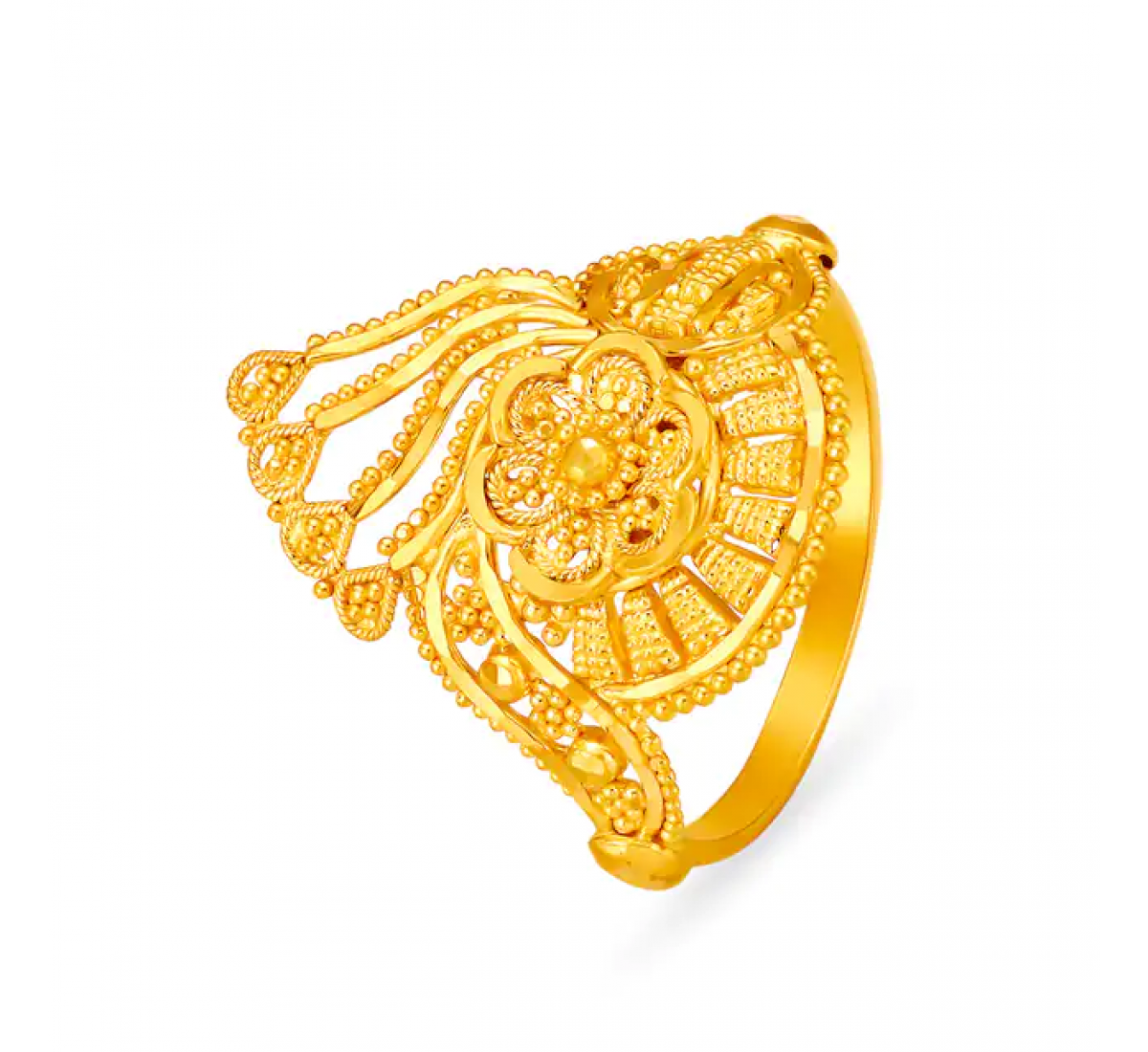 Unique Carved Gold Ring