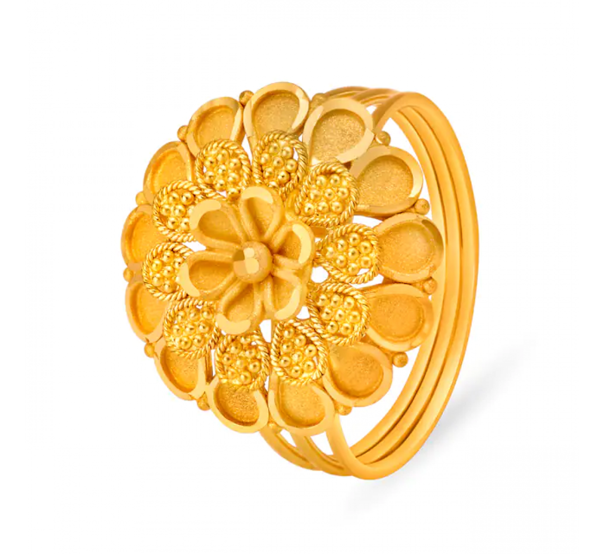 Heavenly Floral Gold Ring