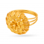 Heavenly Floral Gold Ring