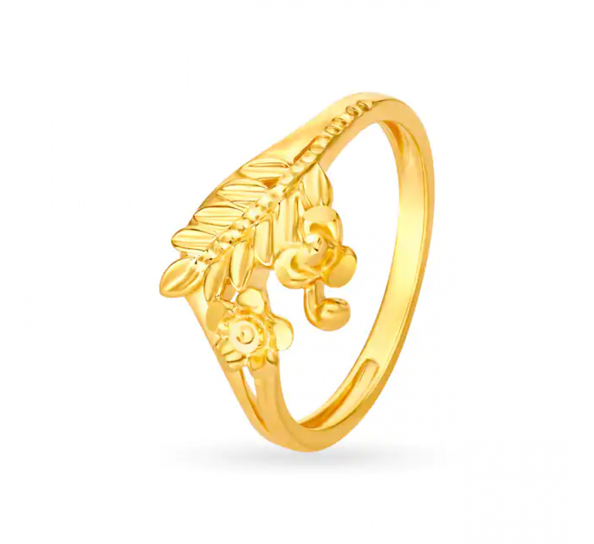 Stellar Floral Gold Ring