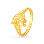 Stellar Floral Gold Ring