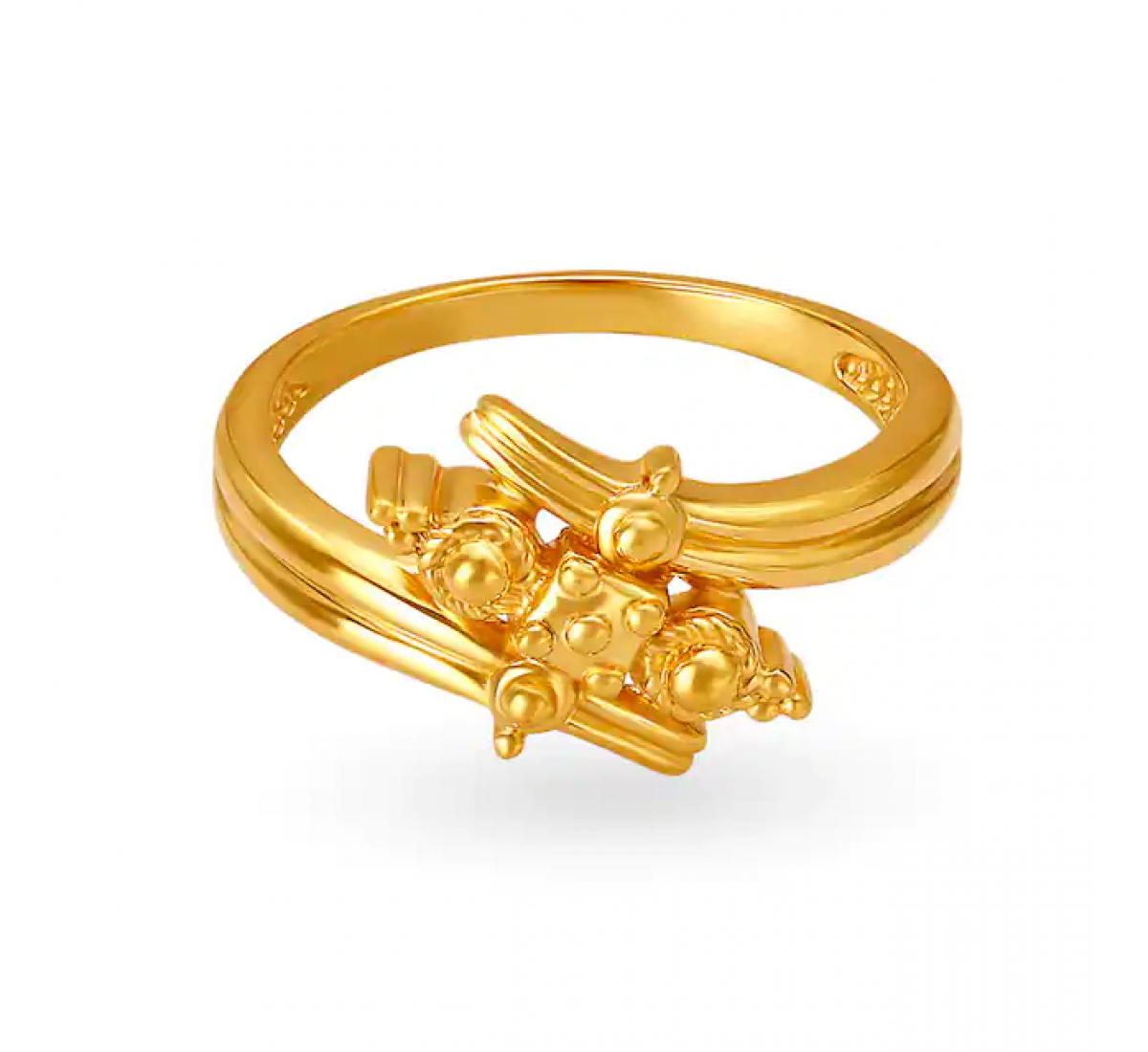 Elaborate Banded Gold Ring