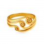 Decorative Gold Floral Ring