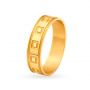 Flynn Gold Geometric Band Ring