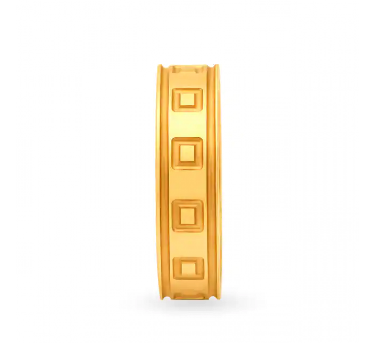 Flynn Gold Geometric Band Ring