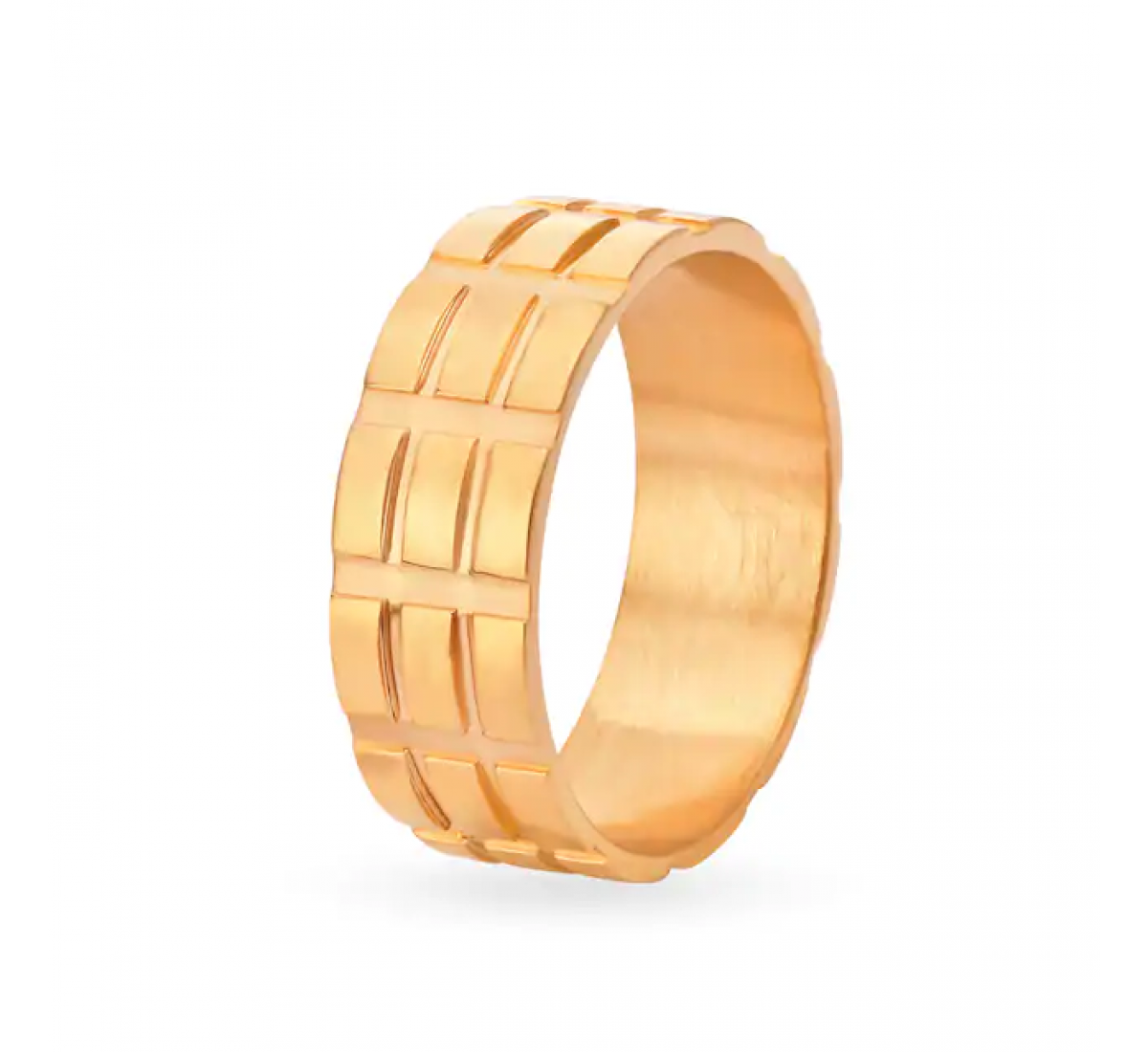Plain Circular Design Gold Ring 01-01 - SPE Gold,Chennai
