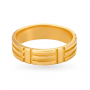 Splendid Gold Ridged Ring